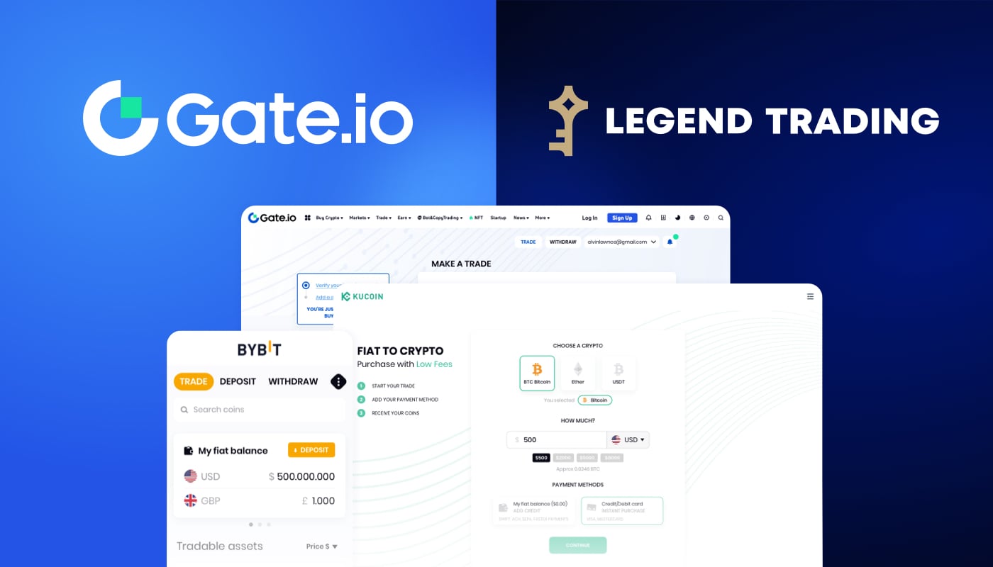 Gate.io and Legend Trading Partner to Streamline Fiat-to-Crypto Transactions